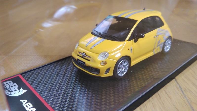 即決　BBR　FIAT　ABARTH　695　トリビュート　フェラーリ　フィアット　アバルト　限定20台　1/43　絶版　レア_画像1