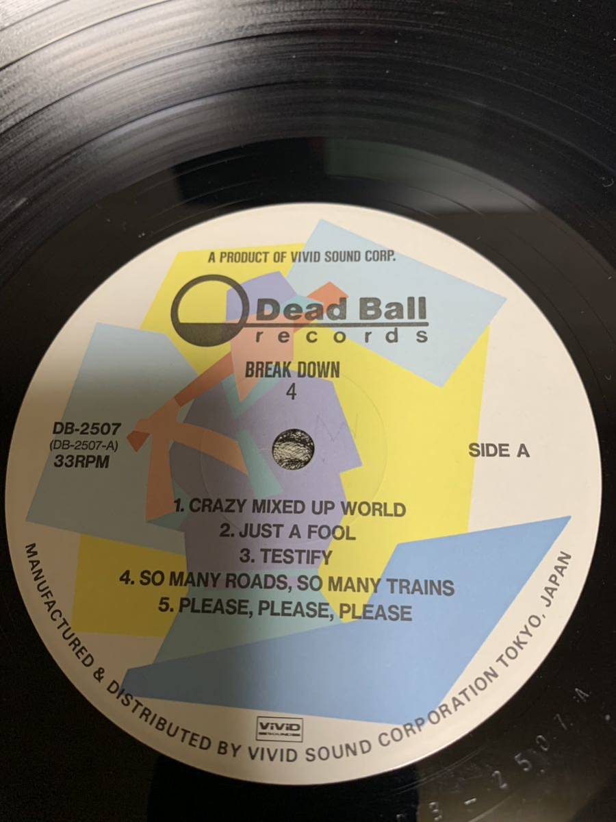 BREAK DOWN 4 Dead Ball records_画像3