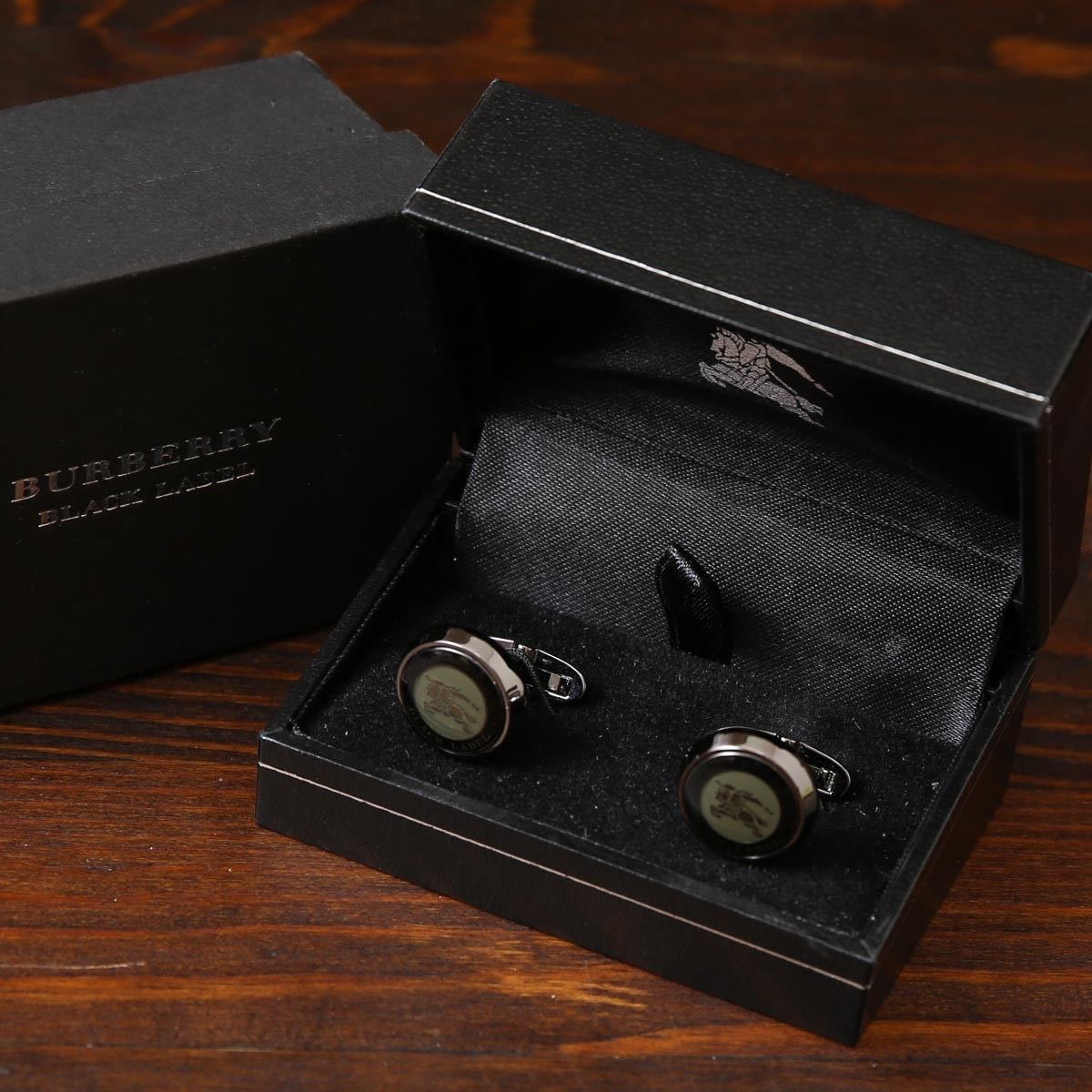 【代引き不可】 BURBERRY 未使用 BLACK 箱 カフリンクス カフス バーバリーブラックレーベル LABEL その他 【代引き不可】 BURBERRY 未使用 BLACK 箱 カフリンクス カフス バーバリーブラックレーベル LABEL その他