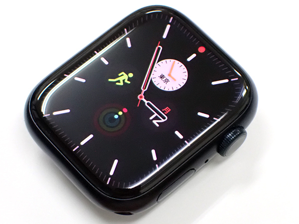 【中古 美品】Apple Watch Series7 GPSモデル 45mm ミッドナイトアルミニウムケース と ミッドナイトスポーツバンド MKN53J/A(MMA348-2)_画像3