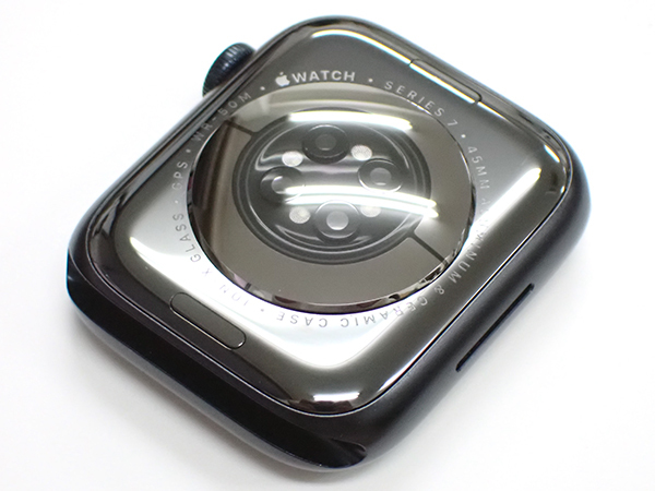 【中古 美品】Apple Watch Series7 GPSモデル 45mm ミッドナイトアルミニウムケース と ミッドナイトスポーツバンド MKN53J/A(MMA348-2)_画像4