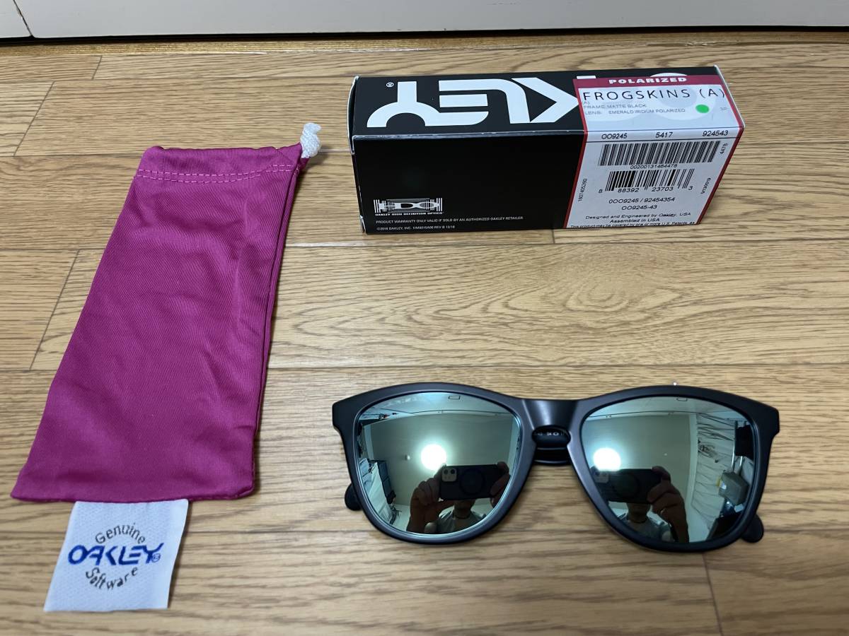 Oakley オークリー FROGSKIN フロッグスキン　アジアンフィット　偏向グラス　OO9245-43_画像1