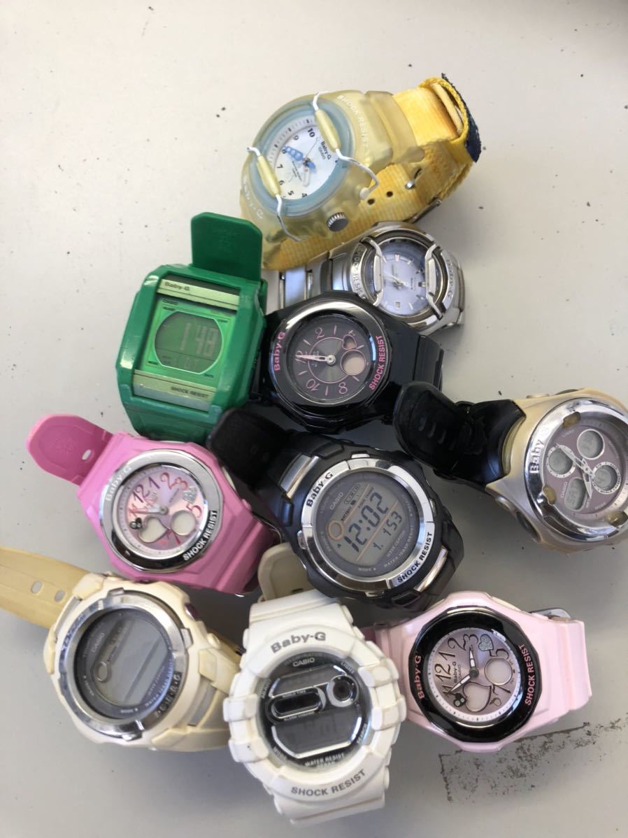 CASIO Baby-G カシオ腕時計 10点まとめジャンク品