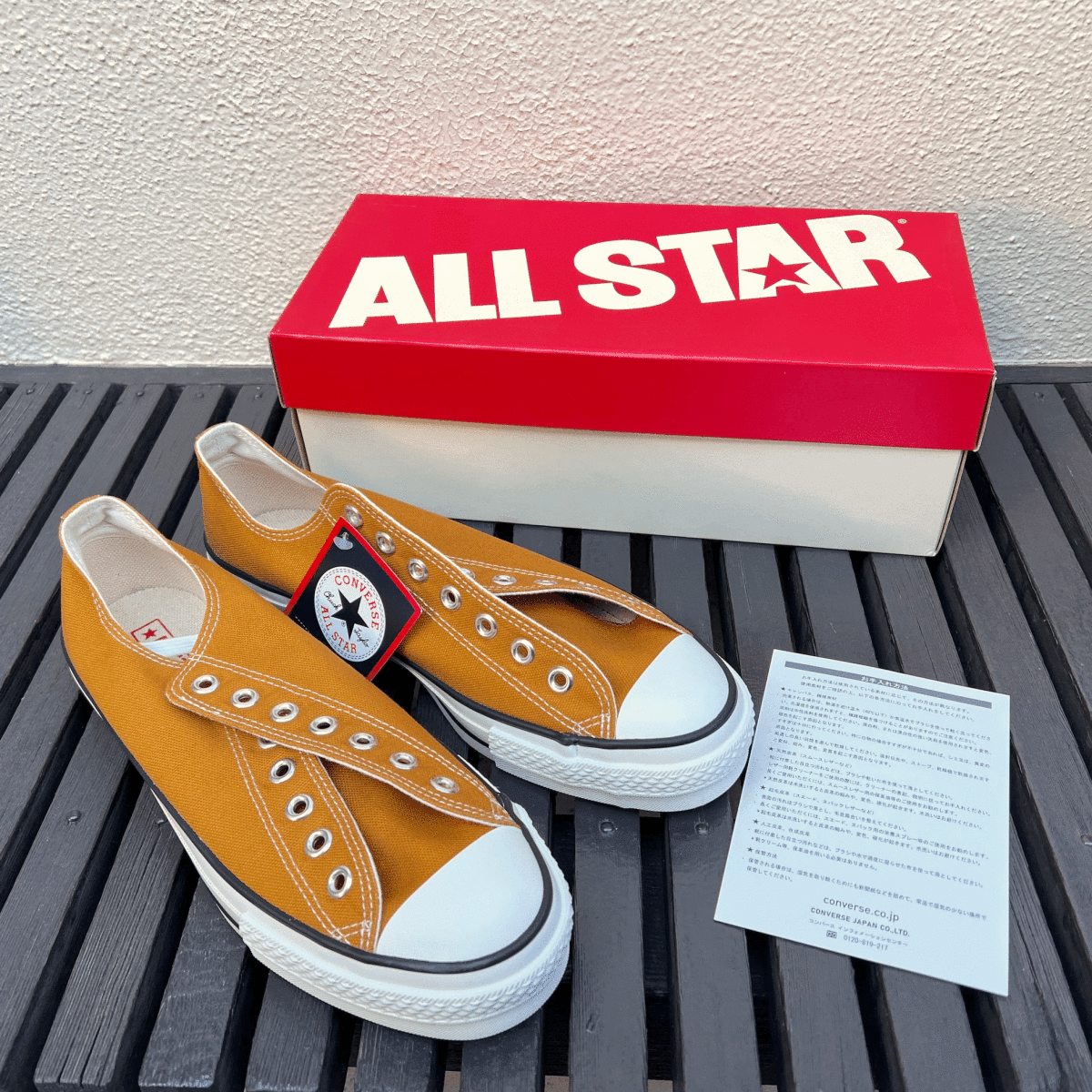 返品不可】 日本製 Japan In Made カラシ オールスター ALLSTAR US9.5