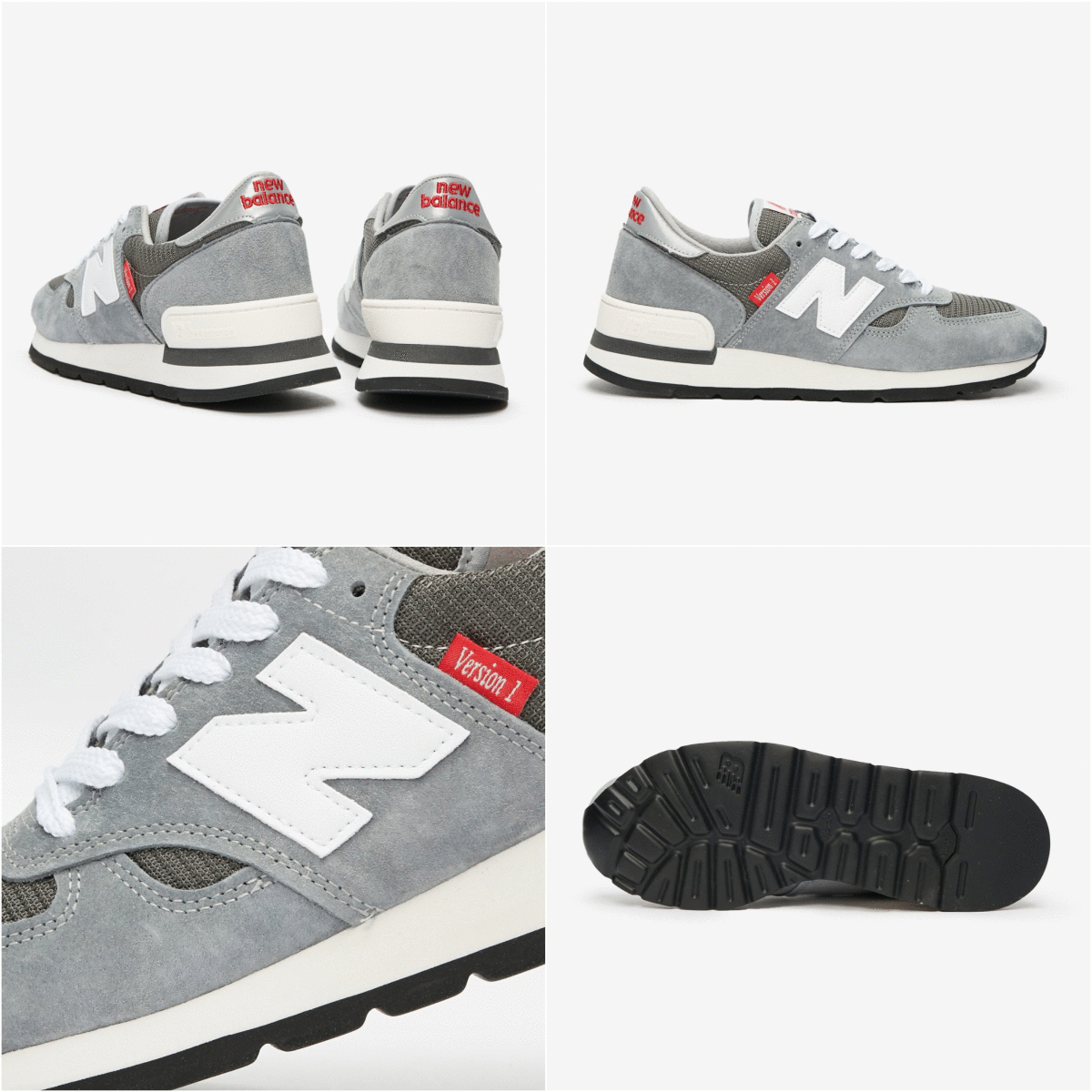 40周年記念 USA製 New Balance M990VS1 US11.5 GRAY 新品 限定 NB M990v1 GR Version1 アメリカ米国製 グレー スニーカー Made In The USA_画像10