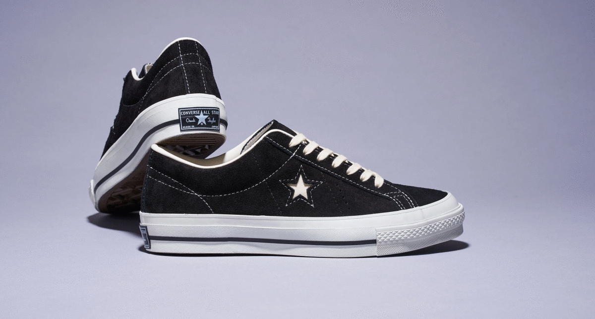 国内正規品 新品 CONVERSE ONE STAR J VTG BLACK TIME LINE US8.5 27cm 日本製ワンスター ONESTAR 黒 TIMELINE タイムライン MADE IN JAPAN_画像9