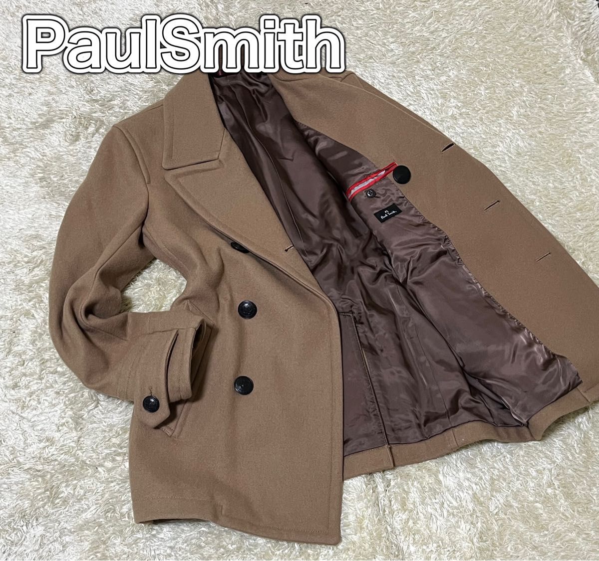 オイルペイント 【即日発送】美品PS Paul Smithピーコート | www