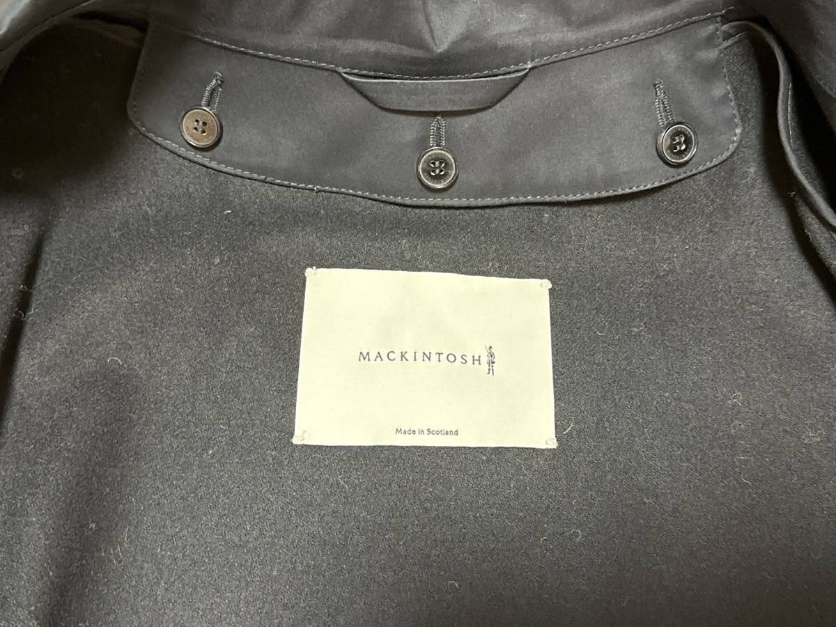  как новый MACKINTOSH × Edition Macintosh выпуск специальный заказ резина скидка пальто стандартный пальто с отложным воротником DUNCAN