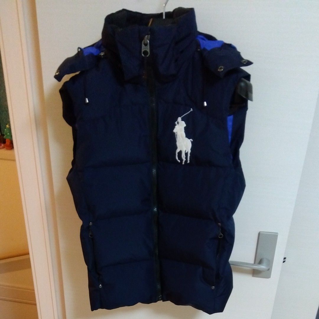 ほぼ新品 POLO RALPH LAUREN ポロ ラルフローレン ダウンベスト ビッグ