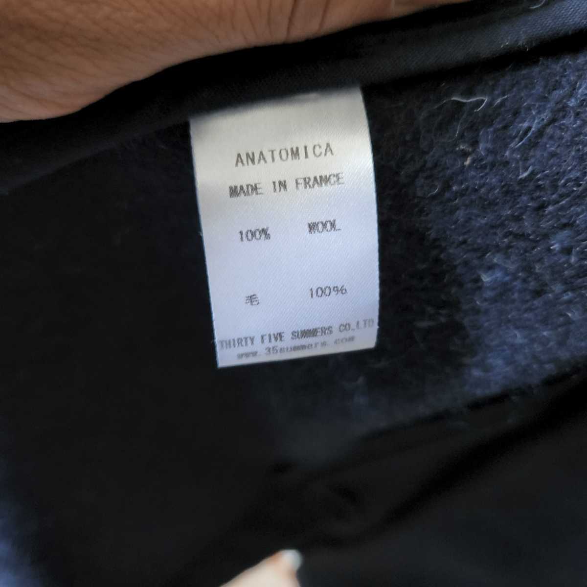 france製 anatomica cd long coat アナトミカ コート Mサイズ navy
