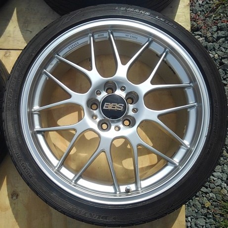 ☆BBS 鍛造 FORGED RG-R RG775H 245/35R19 8J 5H/PCD114.3 IS+42 夏タイヤ付ホイールセット アルファード,ヴェルファイヤ,エスティマ等☆の画像6