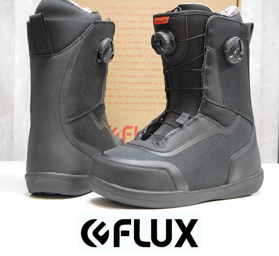 【新品】23 FLUX GT-BOA - BLACK - 26.5 正規品 保証付 スノーボード ブーツ ダブルボア