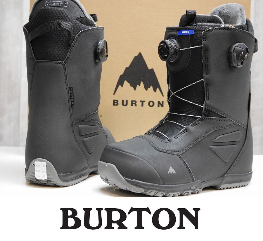 新品】23 BURTON RULER BOA WIDE - 30.0 Black 正規品 保証付