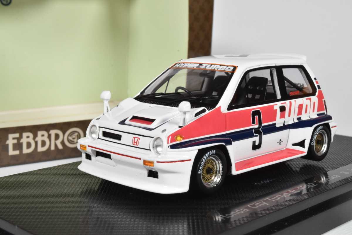 Yahoo!オークション - エブロ 1/43 ホンダ シティ ターボR 1982 スズ...