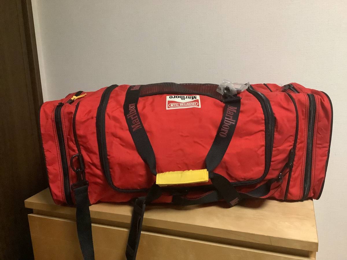 雑貨 古着 90s Marlboro Adventure Team ナイロン ダッフル 雑貨 古着 90s Marlboro Adventure Team ナイロン ダッフル