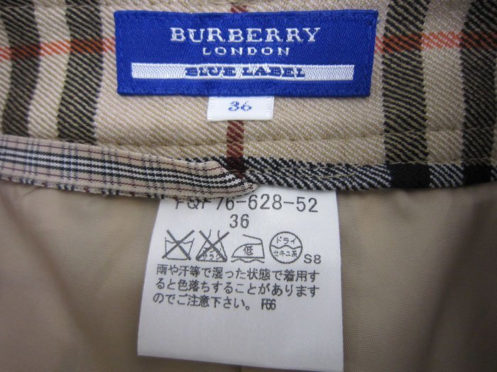 驚きの値段 バーバリーチェック ショートパンツ LABEL BLUE Burberry