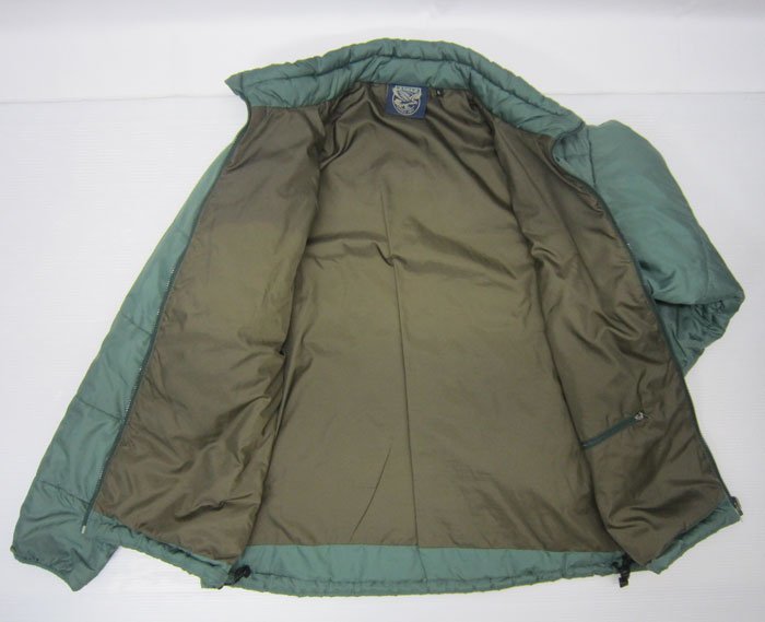 AIGLE エーグル 化繊中綿ジャケット 青緑 サイズL 8504-48400 化繊綿 インサレーション synthetic fiber insulated jacket_画像3