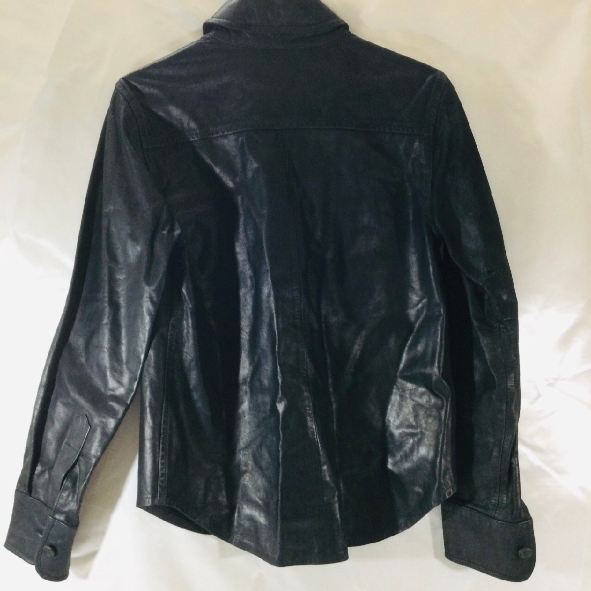 A.P.C. アーペーセー レザー シャツジャケット - greatriverarts.com
