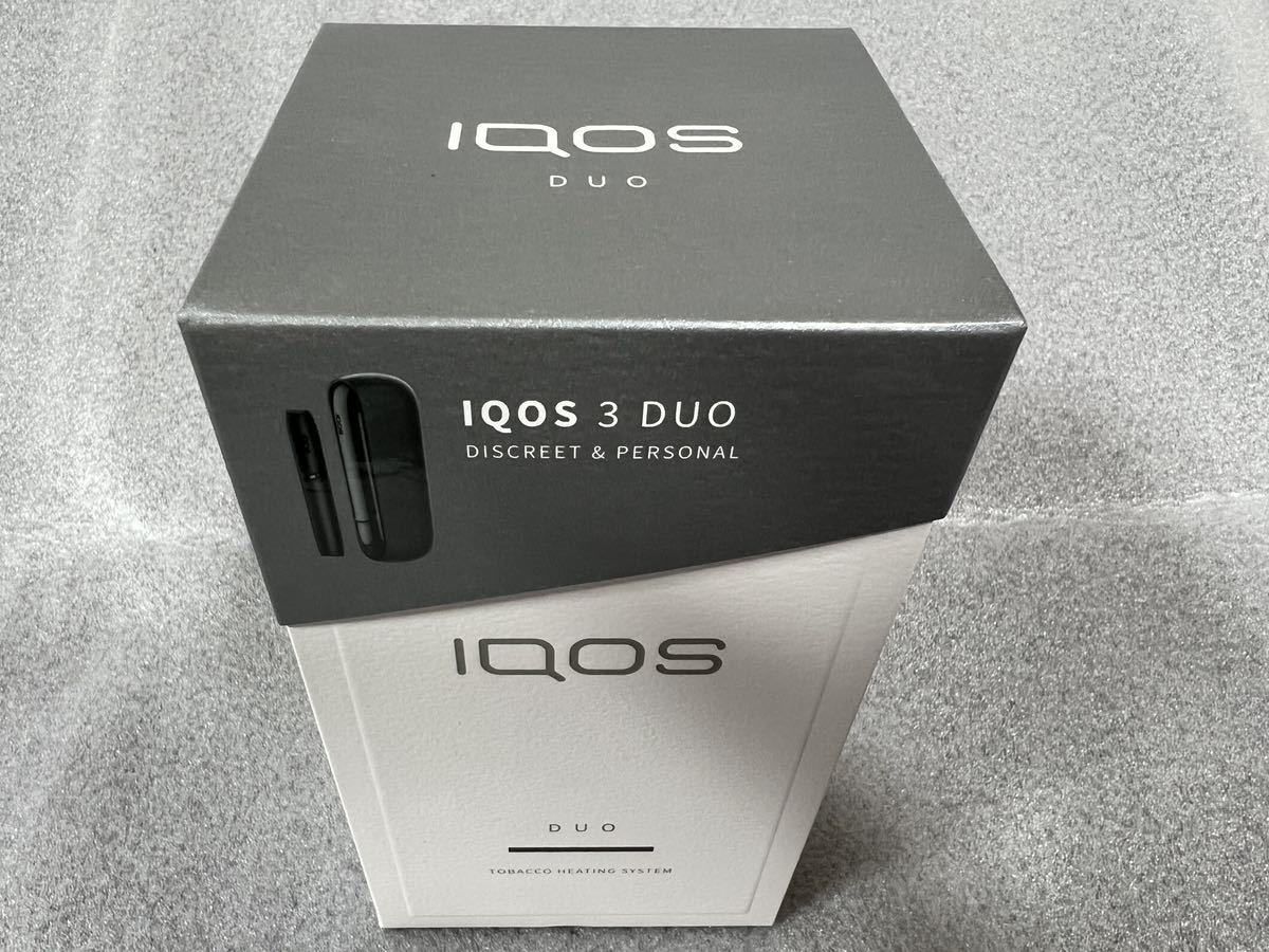 新品未使用 IQOS 3 duo アイコス3 デュオ ベルベットグレー 開封したて 