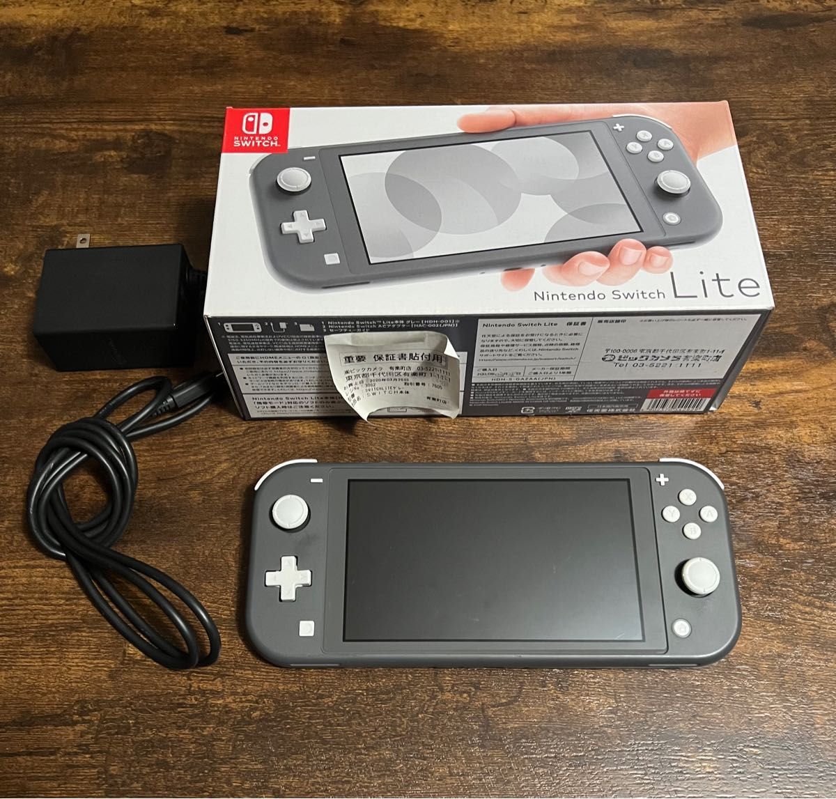 Nintendo Switch LITE スイッチライト グレー 本体 【美品