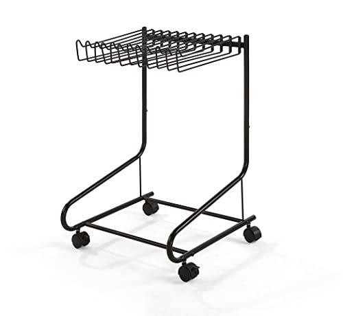  Sunny Point slacks hanger rack trousers hanger with casters . clothes storage pushed . inserting (1 2 ps black )