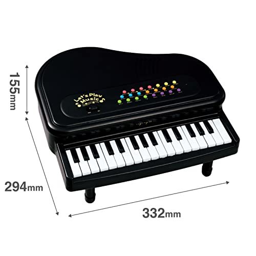ローヤル キッズミニピアノ ( リズム / メロディー機能付き ) おもちゃ ピアノ 楽器音 ( 録音 / 再生 機能 ) 子供 音楽 知育玩具