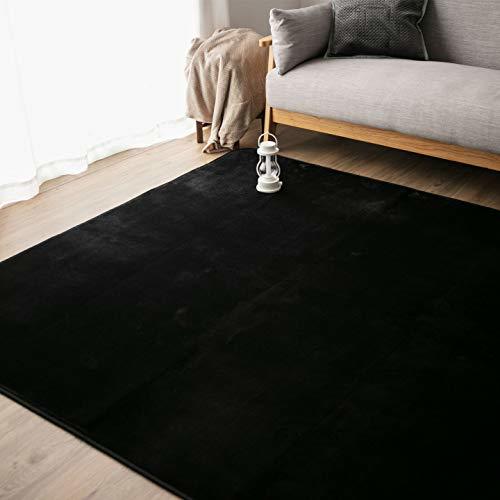 [ limitation brand ]li pra k all ... flannel rug approximately 135×185cmmji pattern * black RP001-135MATBK