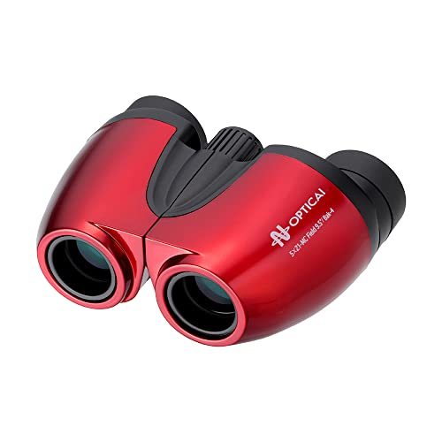 OPTICAI binoculars Live concert sport . war wide field of vision 5 times Bak-4 light weight compact with strap made in Japan 