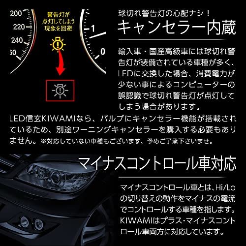 信玄 LED KIWAMI キワミ ヘッドライト フォグランプ H8/H9/H11/H16 共通品 2灯合計実測値 12.600LM 車検対応_画像6