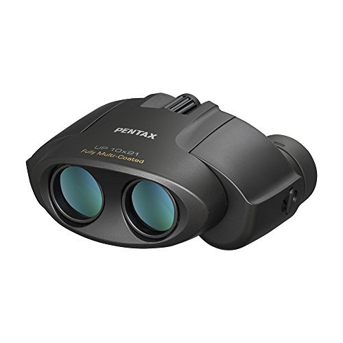 PENTAX 双眼鏡 UP 10x21 ブラック 小型軽量 フルマルチコーティング 高級プリズムBak4搭載 (10倍) フェス ライブ コンサ