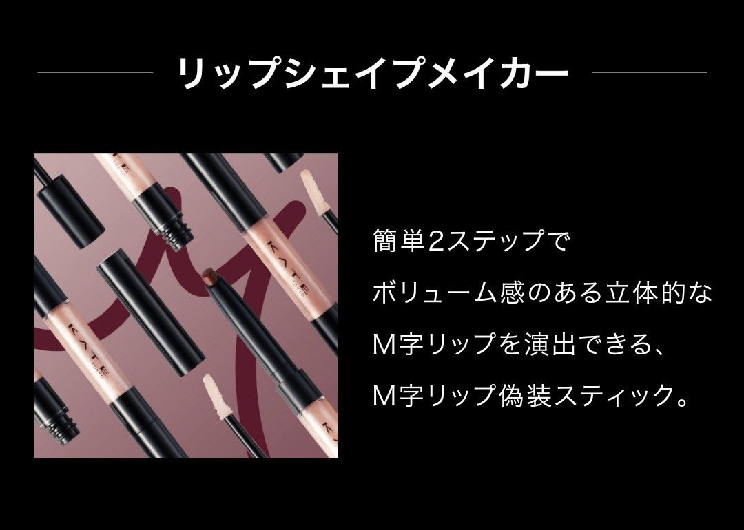 KATE リップモンスター EX-2 501年熟成ワイン煮 / リップシェイプメイカー ダークカラー系  ケイト セット