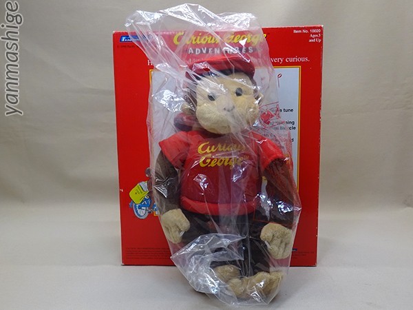  new goods 99 year made .... George musical bicycle 12 -inch size Curious George ELECTRONIC MUSICAL BICYCLE