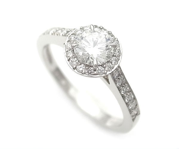 【上品】 【緑屋質屋】ティファニー エンブレイスダイヤリング 0.55ct Pt950【中古】 プラチナ