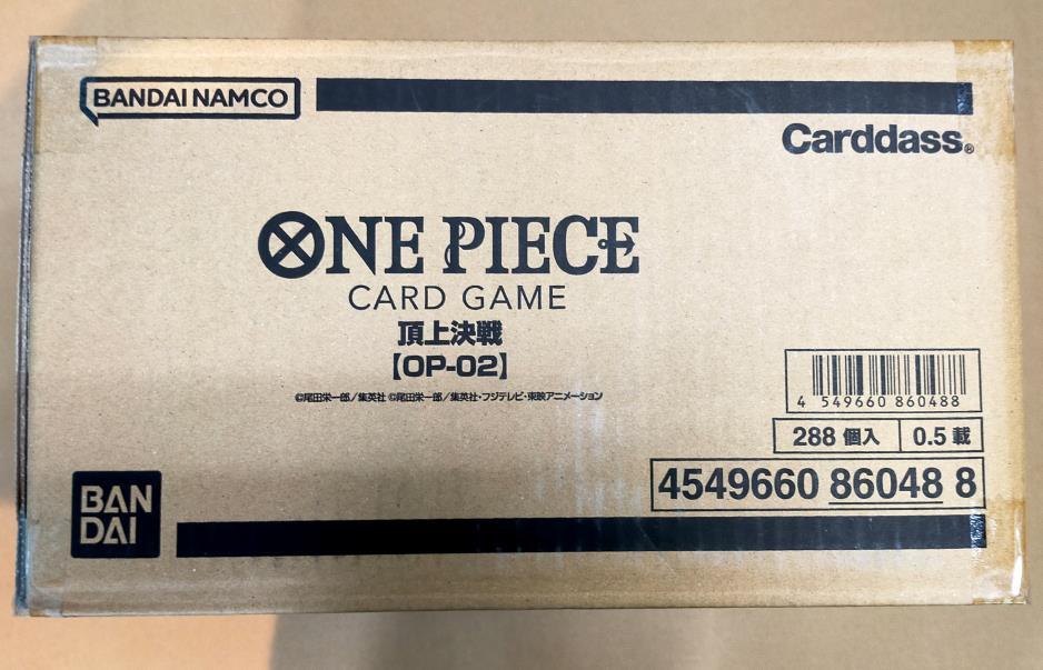 ♪【新品未開封】1カートン ONE PIECEカードゲーム 頂上決戦【OP-02