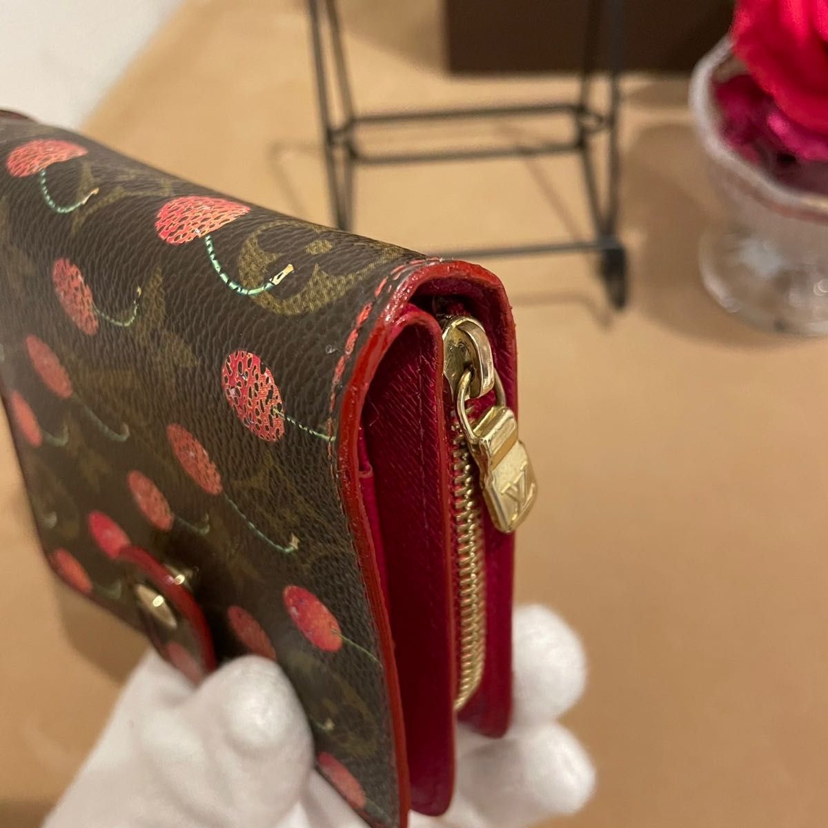 モノグラム LOUIS VUITTON - ルイヴィトン 廃盤 モノグラムチェリー