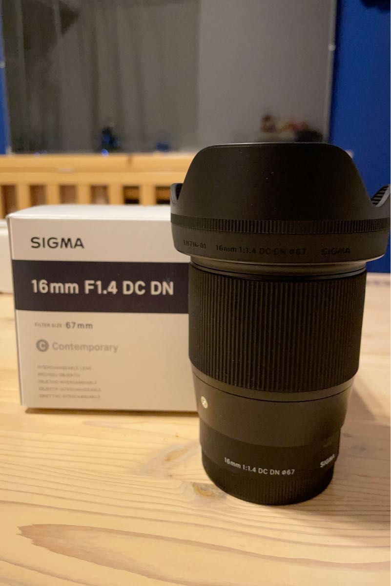 SIGMA 16mm F1.4 DC DN SONY Eマウント用 単焦点APS-C対応レンズ