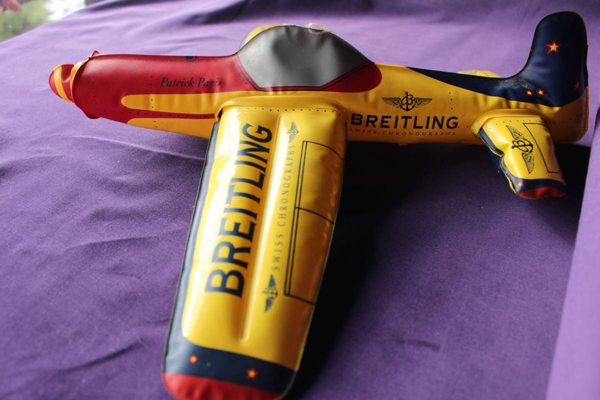  Breitling Breitling for sales promotion airplane inspection * wristwatch chronograph 