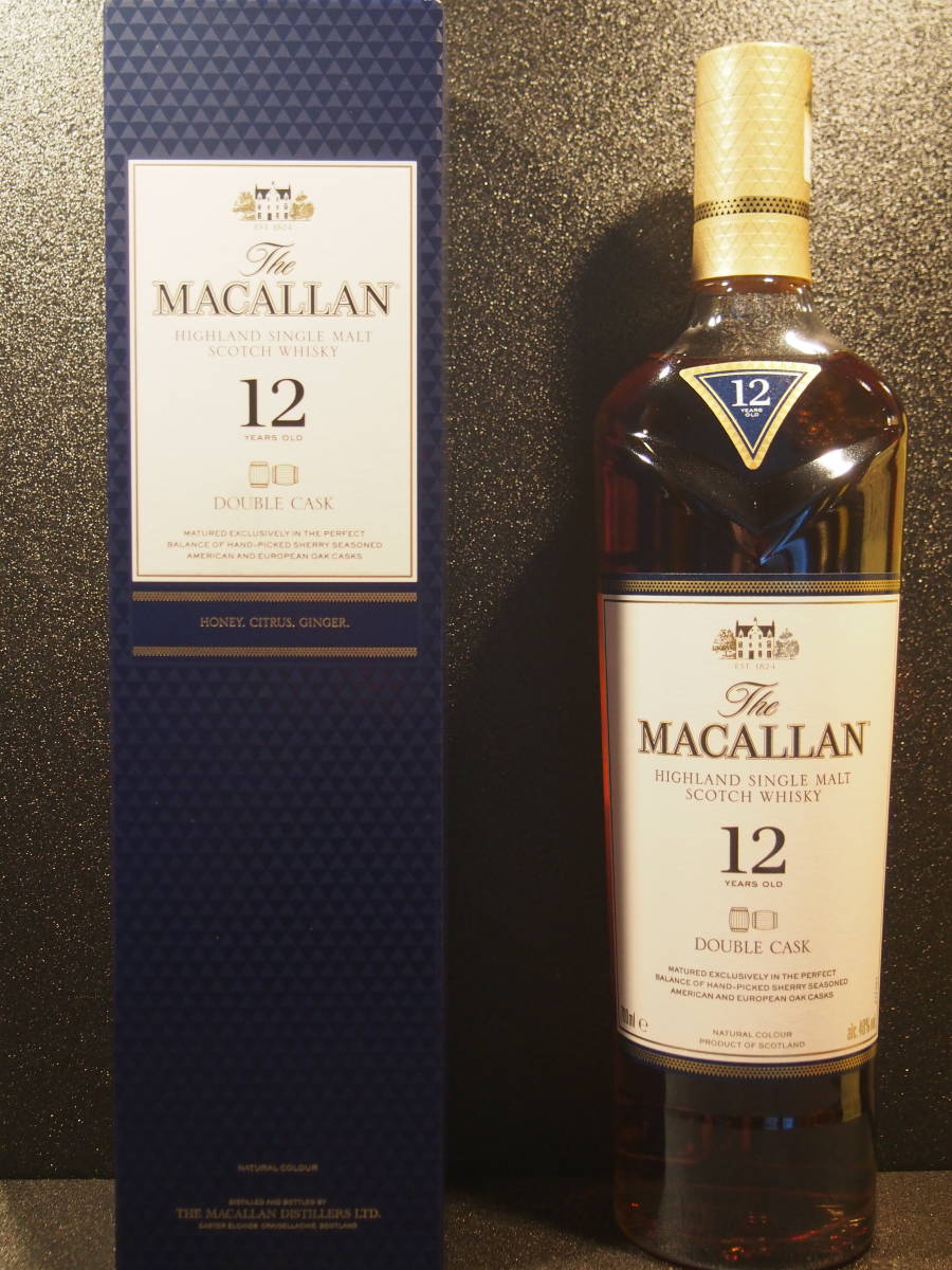休売】 【未開栓】 ザ・マッカラン 12年 ダブルカスク 40% 700ml 箱