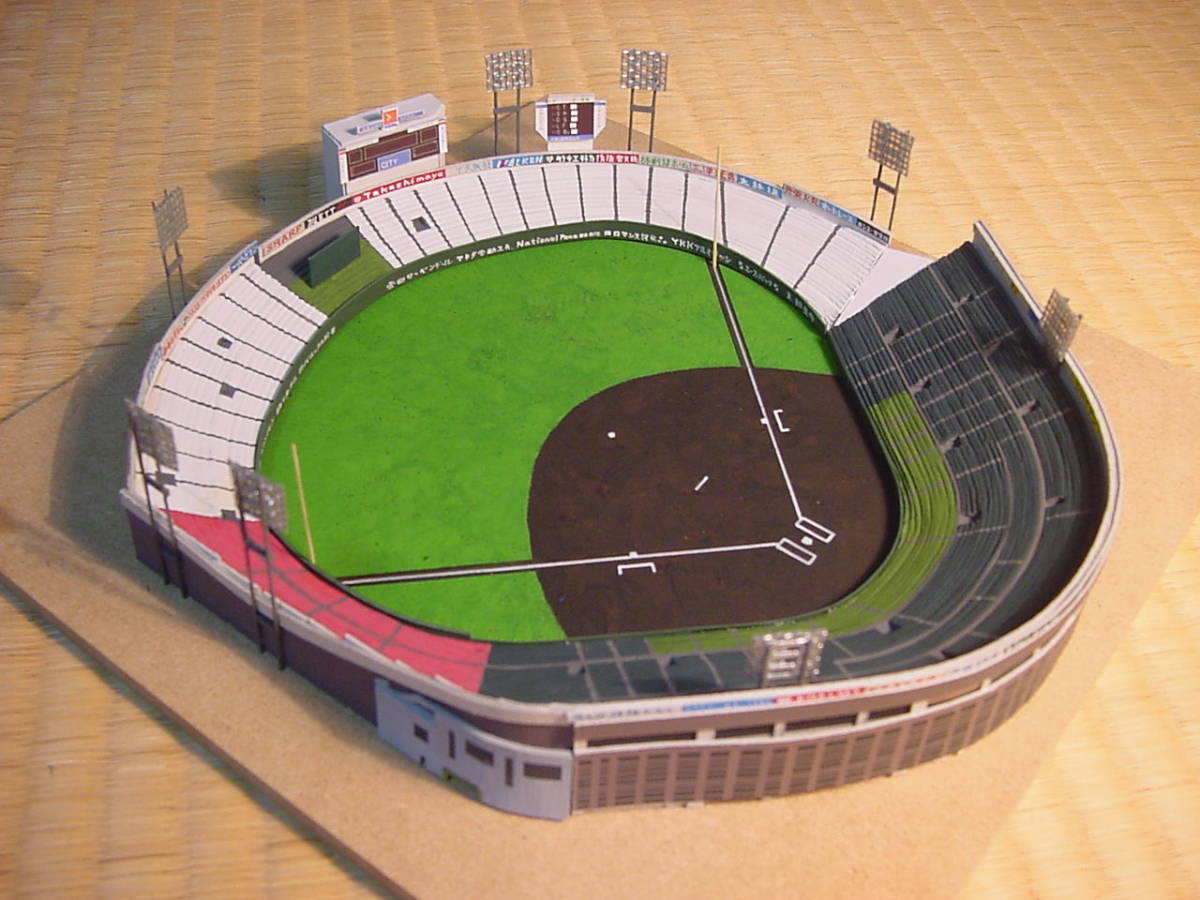 ■大阪球場の建築模型■ 南海ホークス ダイエーホークスの本拠地 os30_画像2