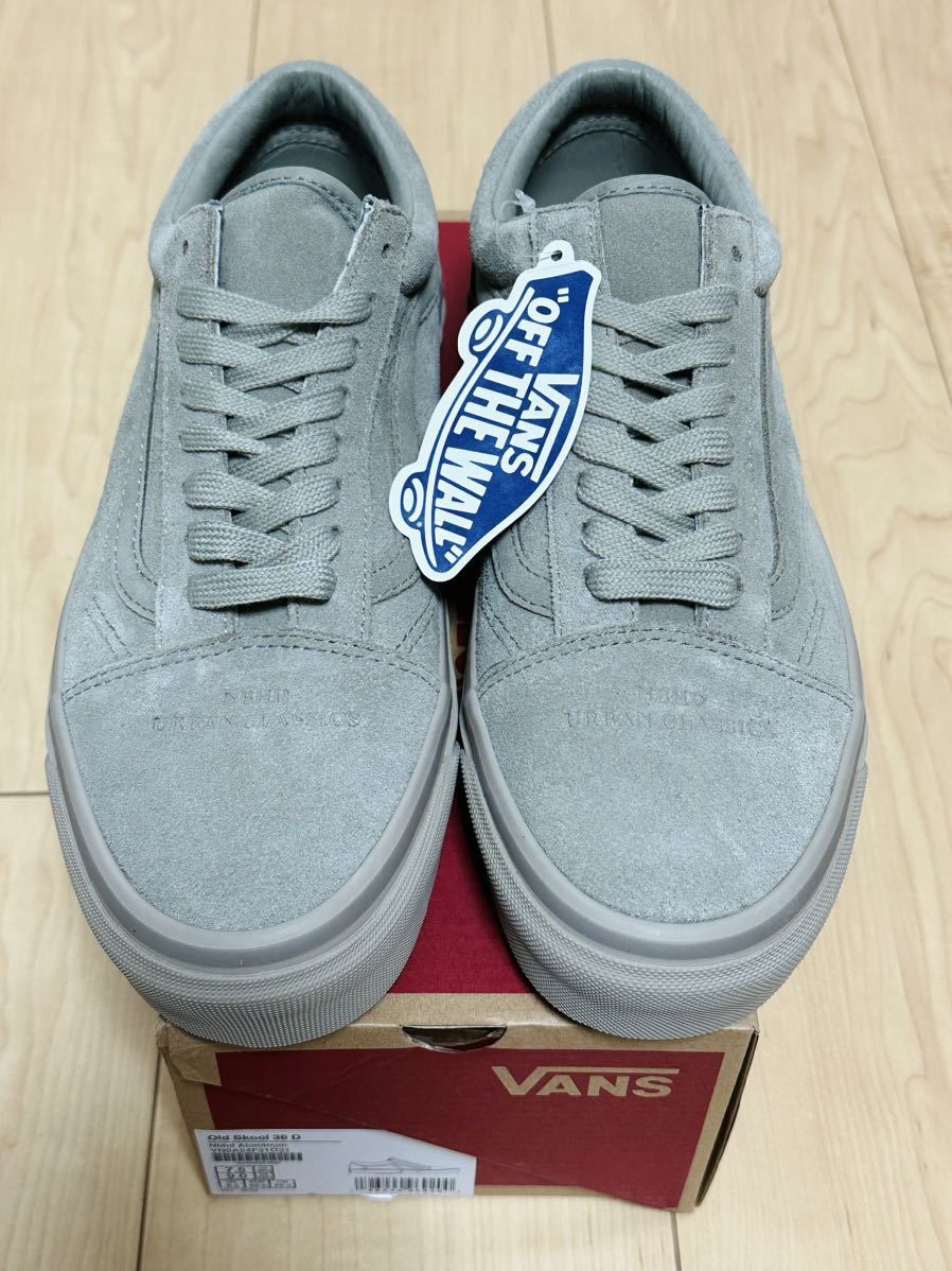 NEW限定品】 VN VANS NEIGHBORHOOD 25.5cm 新品 OLD us7.5 Aluminum D 36 バンズ  ネイバーフッド グレージュ オールドスクール GREIGE CL-SHOES SKOOL 25.5cm