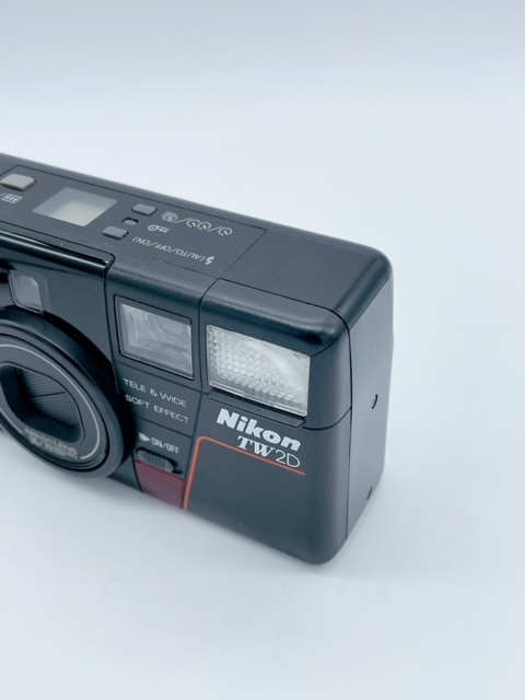 N26192 Nikon TW2D ニコン コンパクトフィルムカメラ 35mm/70mm MACRO レンズ Tele＆Wide_画像2