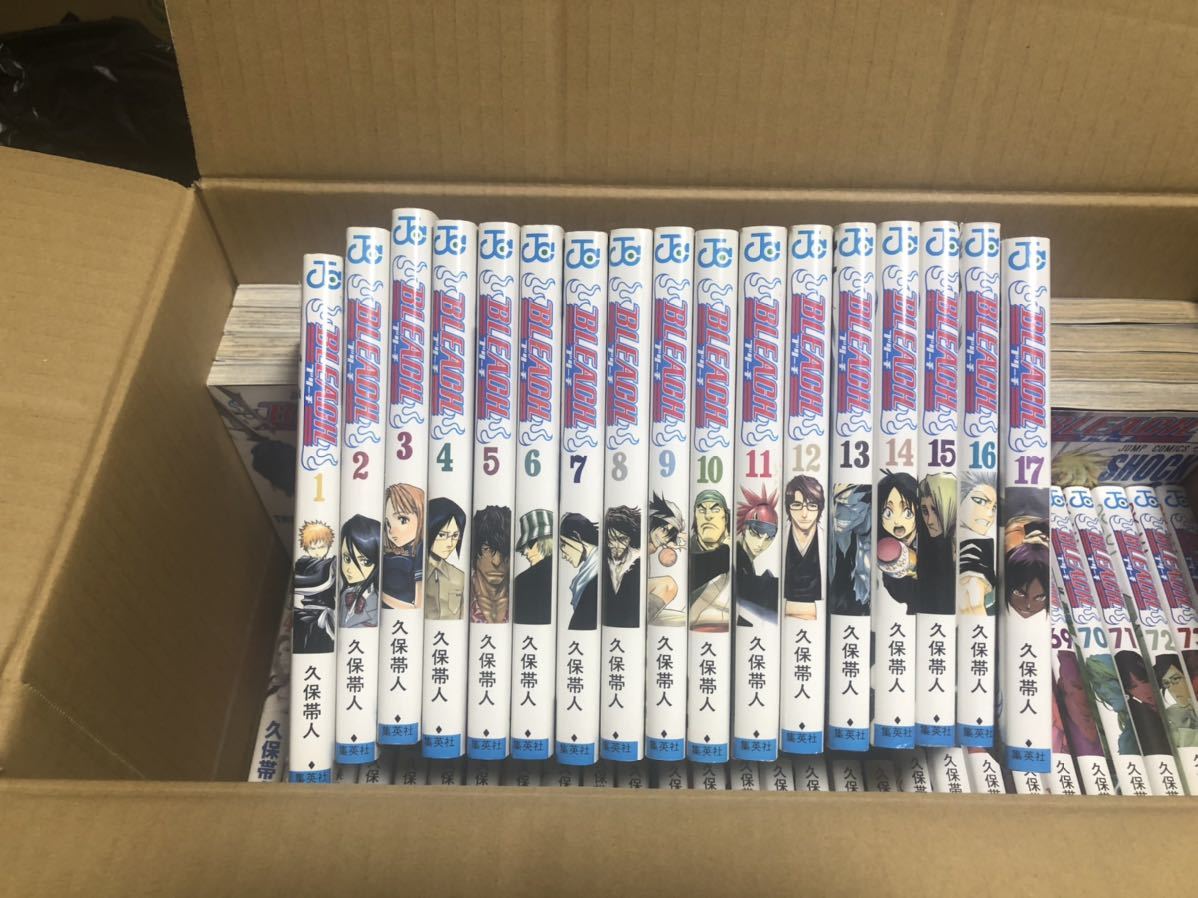99%OFF!】 BLEACH ブリーチ 1~74巻 全巻 初版 帯付き