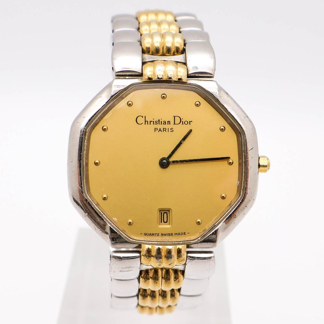 選べる２個セット 《希少》Christian Dior 腕時計 ゴールド オクタゴン