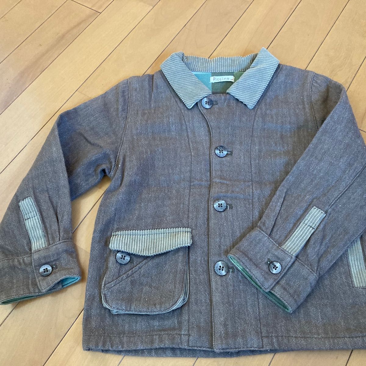 Piccino キムラタン アウター ジャケット120 コットン かっこいい  長袖シャツ