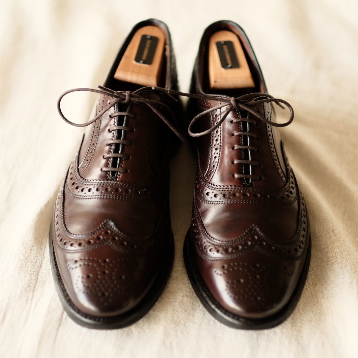 Allen Edmonds アレンエドモンズ コードバンフルブローグCambridge 赤茶9C
