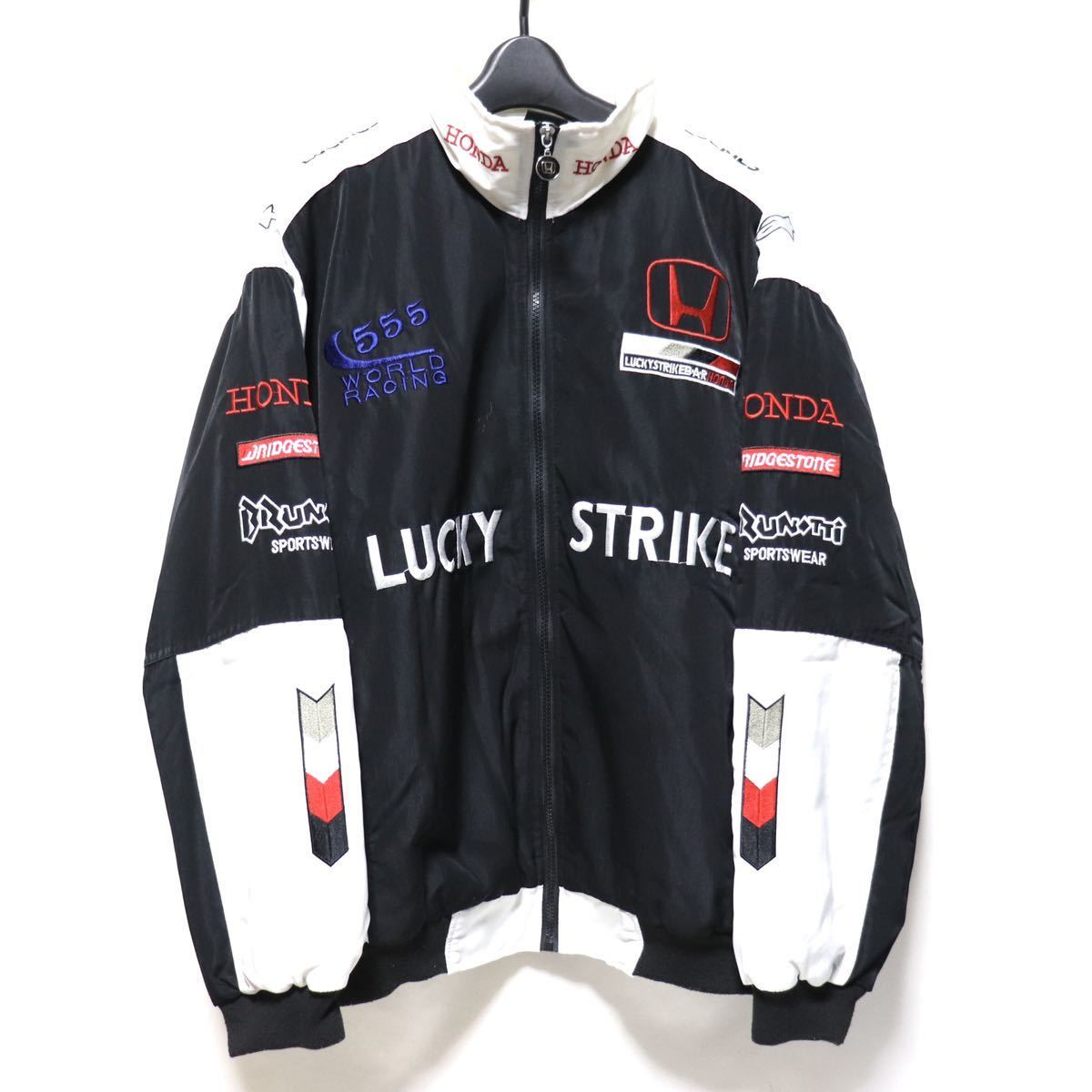 HONDA ホンダ レーシングジャケット LUCKY STRIKE bckediri.beacukai.go.id