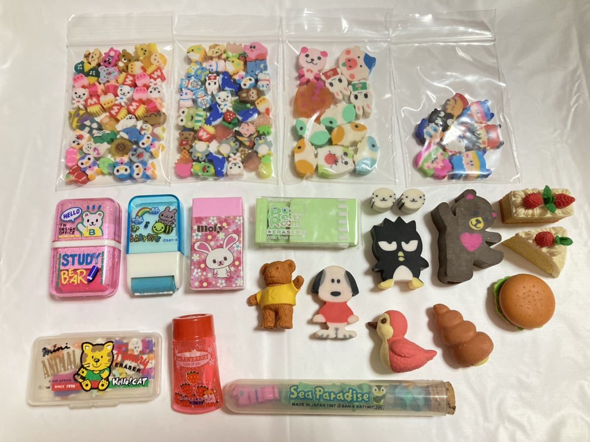消しゴム 大量 セット ☆ ちび消し おもしろ消しゴム キャラクター