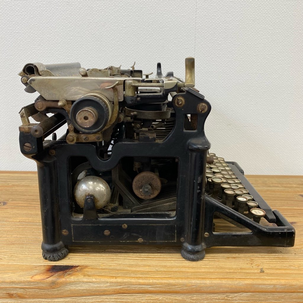 Underwood / アンダーウッド No.5 タイプライター ヴィンテージ USA 什器 ジャンク digijunkmarket 直接引取り歓迎（横浜市）の画像5