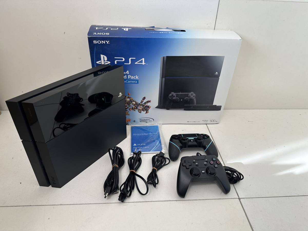 ソニー PS4 本体セット FW 9.60/HDD 500GB】CUH-1000A ジェット