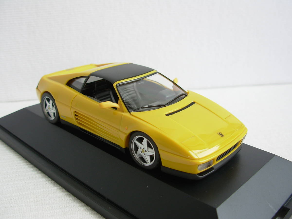 Yahoo!オークション - herpa 1/43 フェラーリ 348 ts イエロー